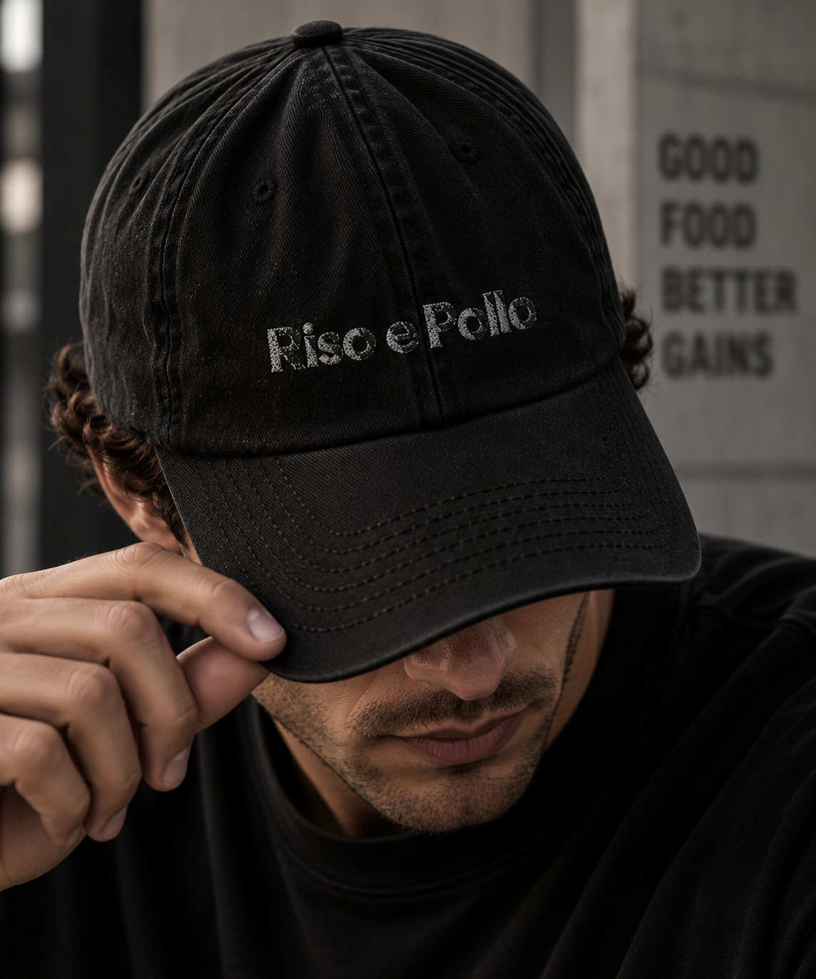 Cappellino Riso e Pollo - Original Gym Lover Dad Cap