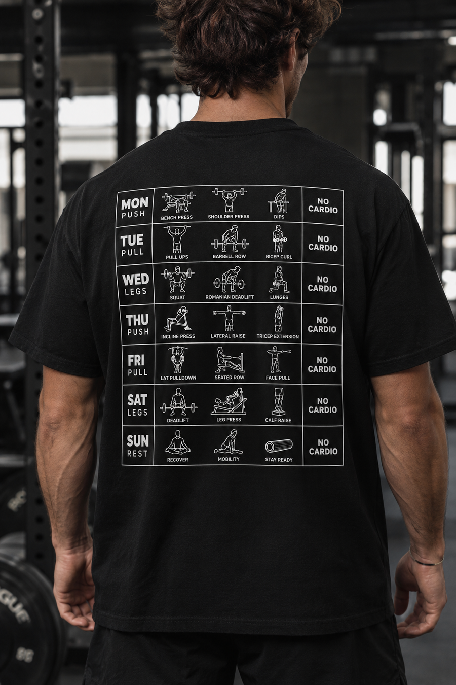 Maglietta Palestra Oversize - Scheda Allenamento - SOL'S Boxy Cotton Bio