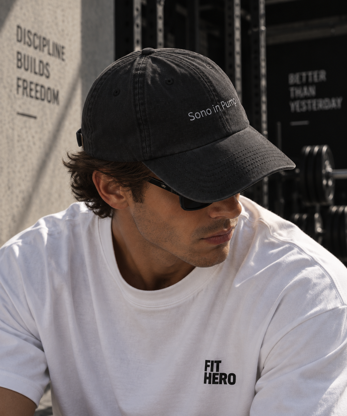 Cappellino Sono in Pump - Original Gym Lover Dad Cap